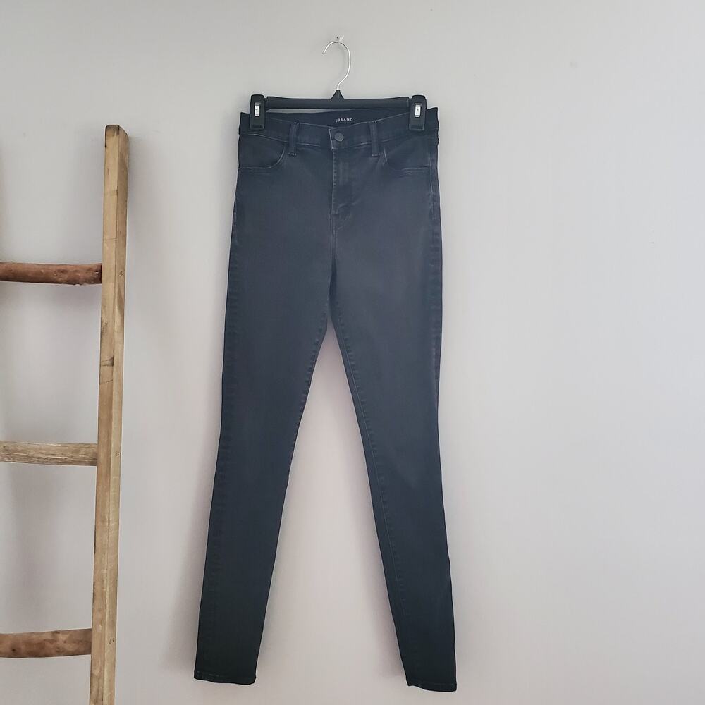 J Brand Black Maria High Rise Skinny Jeans Size 27